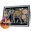 Elefant - speziell geformte Diamantmalerei - 30 * 40cm