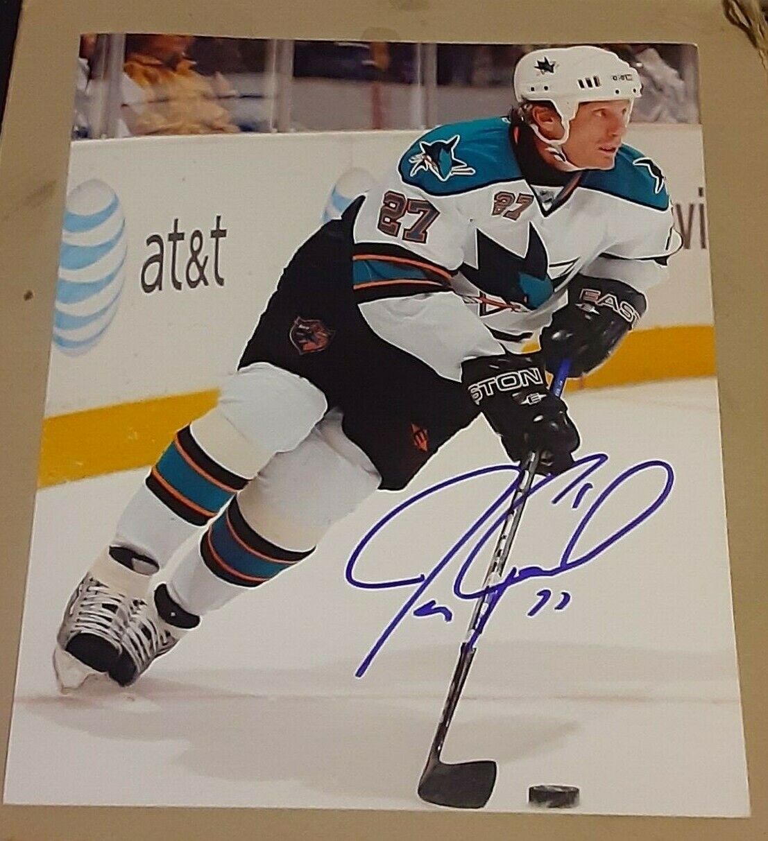 JEREMY ROENICK SAN JOSE SHARKS HOCKEY SIGNED AUTOGRAPHED 8X10 Photo Poster painting COA NHL 1