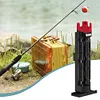 Portable Fishing Box Rod Stand Fishing Box Rod Barrel Holder Fishing Accessories