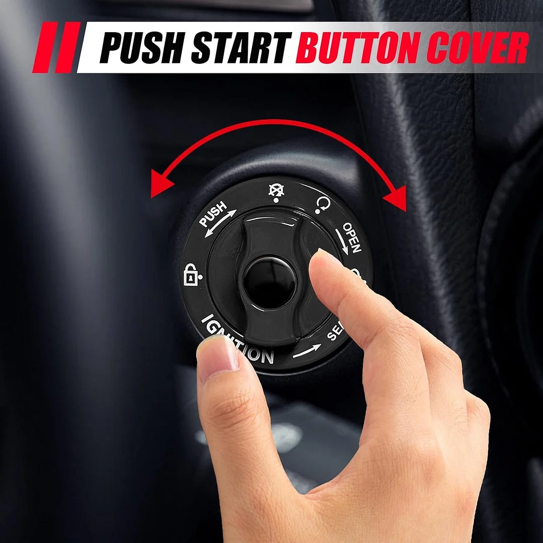 Push Button Start Cover - Metal Car Engine Start Stop Button Cover