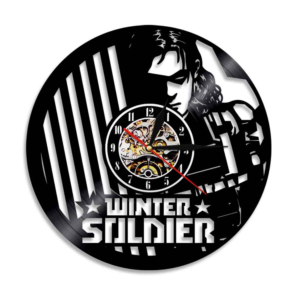 

American Super Soldier - Vinyl Record Wall Clock - Without LED, 501 Original