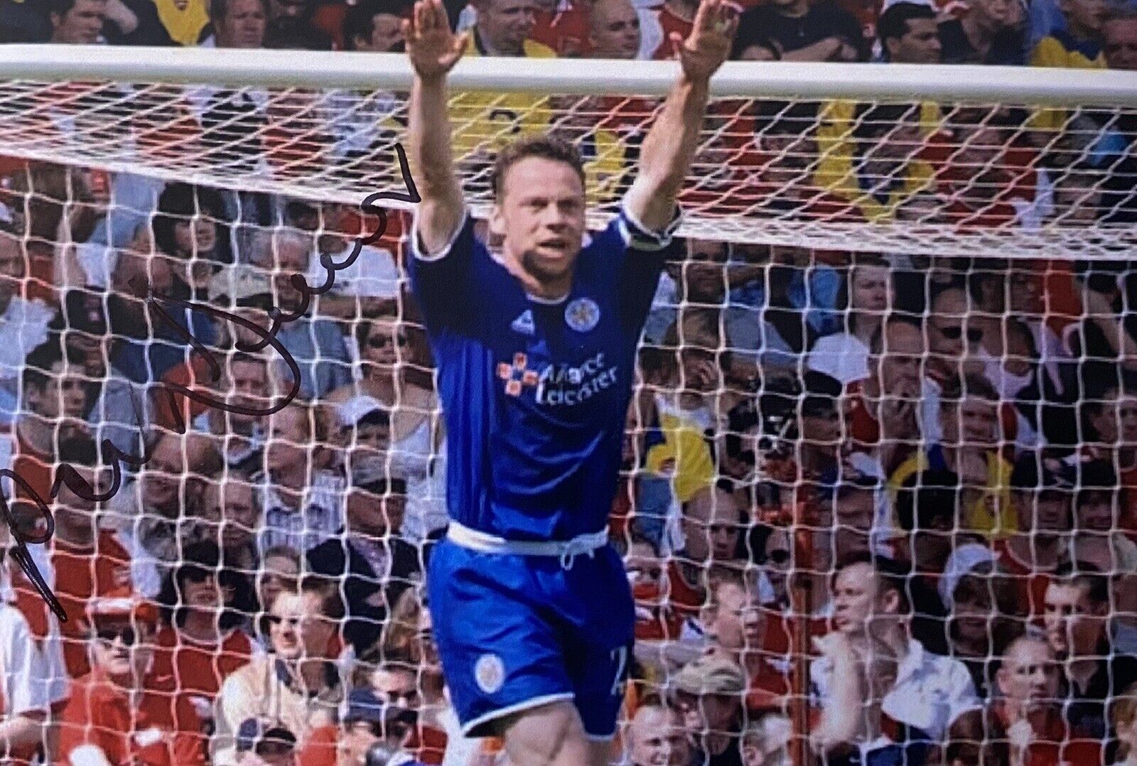 Paul Dickov Genuine Hand Leicester City 6X4 Photo Poster painting 2