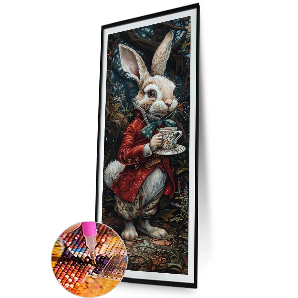 Diamond Painting - Full Round Drill - Rabbit(Canvas|30*90cm)