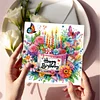 6pcs Diamond Painting Greeting Cards DIY Diamond Art Cards Crafts (Birthday)