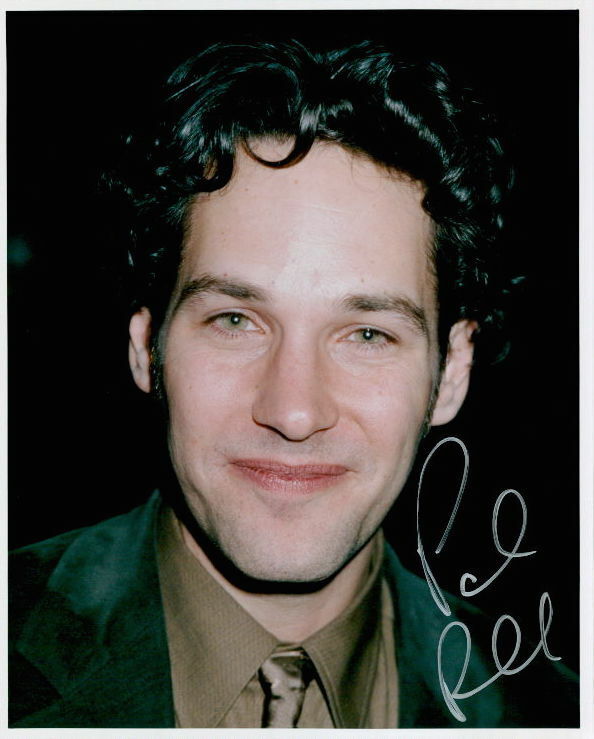 Paul Rudd (Vintage) signed in-person 8x10 Photo Poster painting