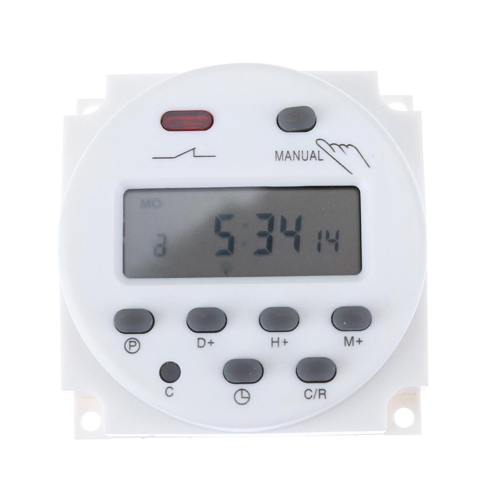 

Digital LCD Display Power Timer Weekly 7Days Programmable Time Relay Switch, 501 Original