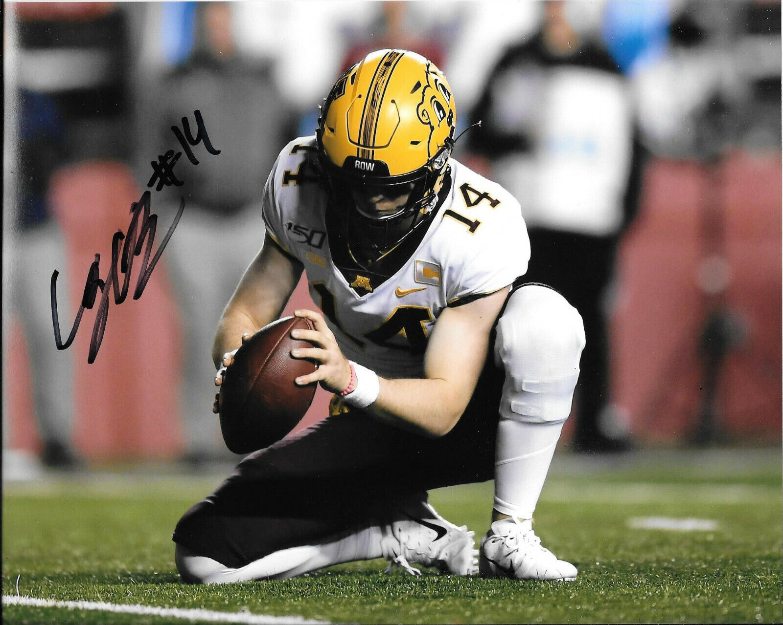 CASEY O'BRIEN HAND SIGNED MINNESOTA GOLDEN GOPHERS 8X10 Photo Poster painting W/COA