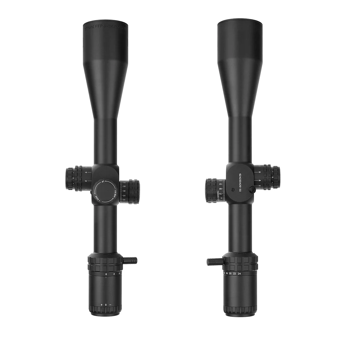 ohhunt® FFP 6-24x50 SFIR Scope, Side Parallax , Turrets Lock Reset