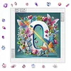 Butterfly Flower O 5D Partial Drill DIY Diamond Painting Kit 30*30cm