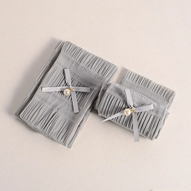 Arm Warmers Women Solid Pleated Bow Pearl Long Sunscreen Breathable Thin Kawaii Womens Sleeves Summer Elegant All-match Leisure