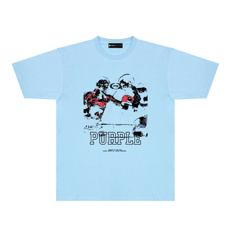 Purple fashion T-shirt