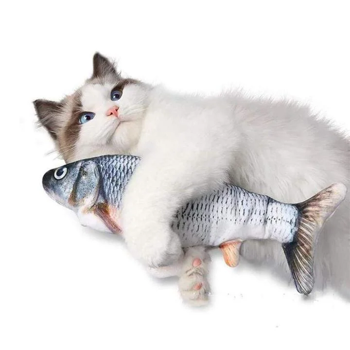 Waltleather Fish Shaped Catnip Cat Toy