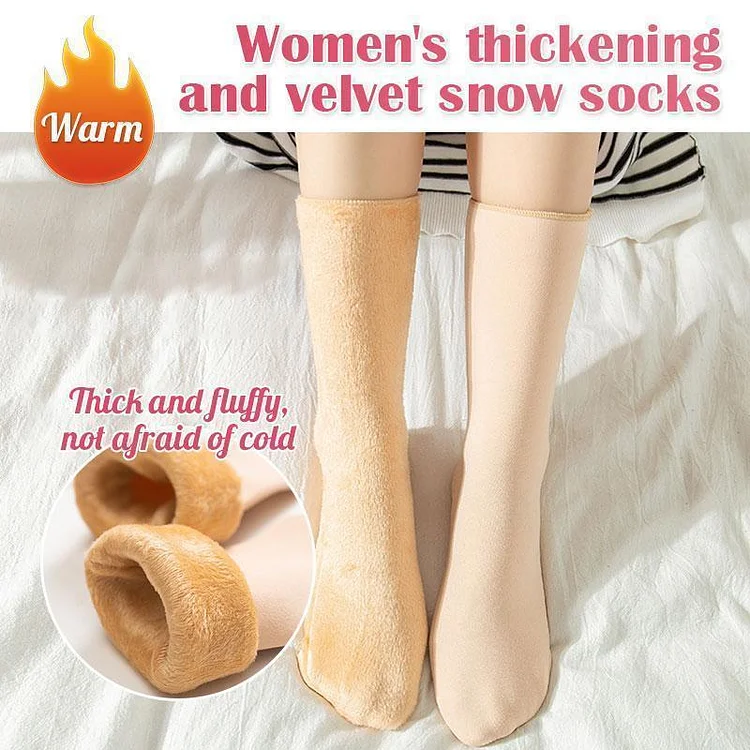 Thickening And Velvet Snow Socks
