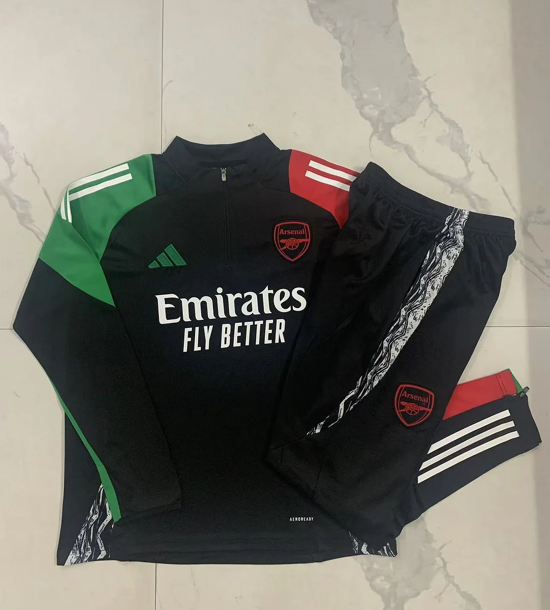 24/25 Arsenal Half-Pull Training Kit Football Thai Quality