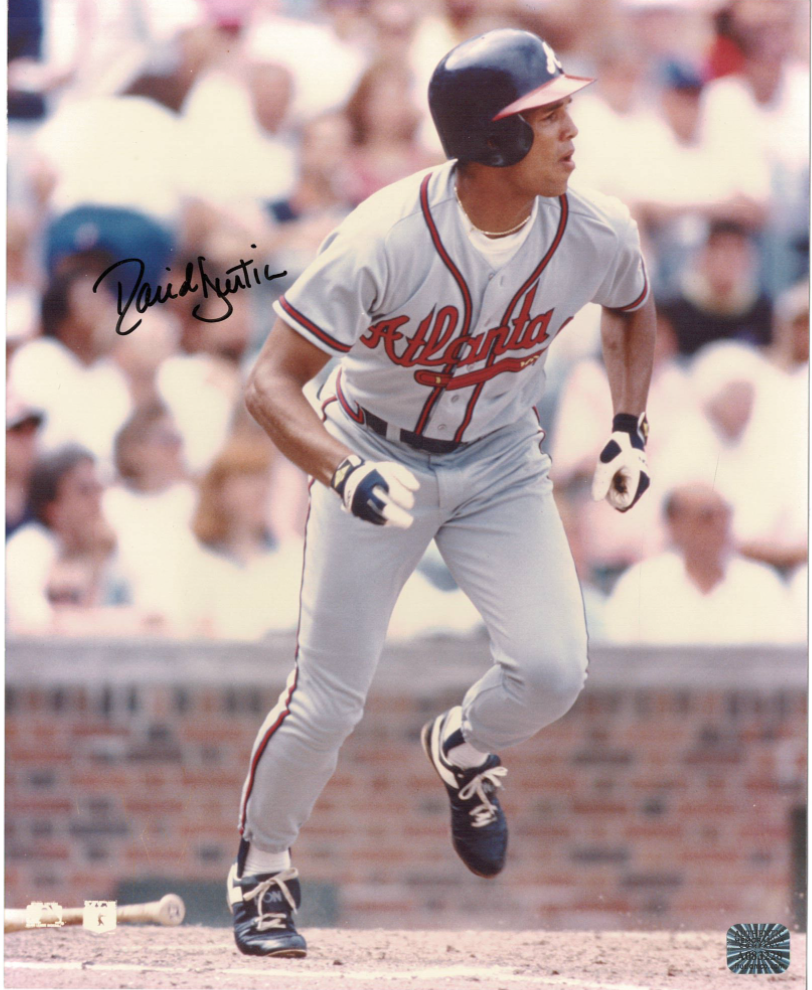 David Justice signed autographed 8x10 Photo Poster painting! AMCo! 7270