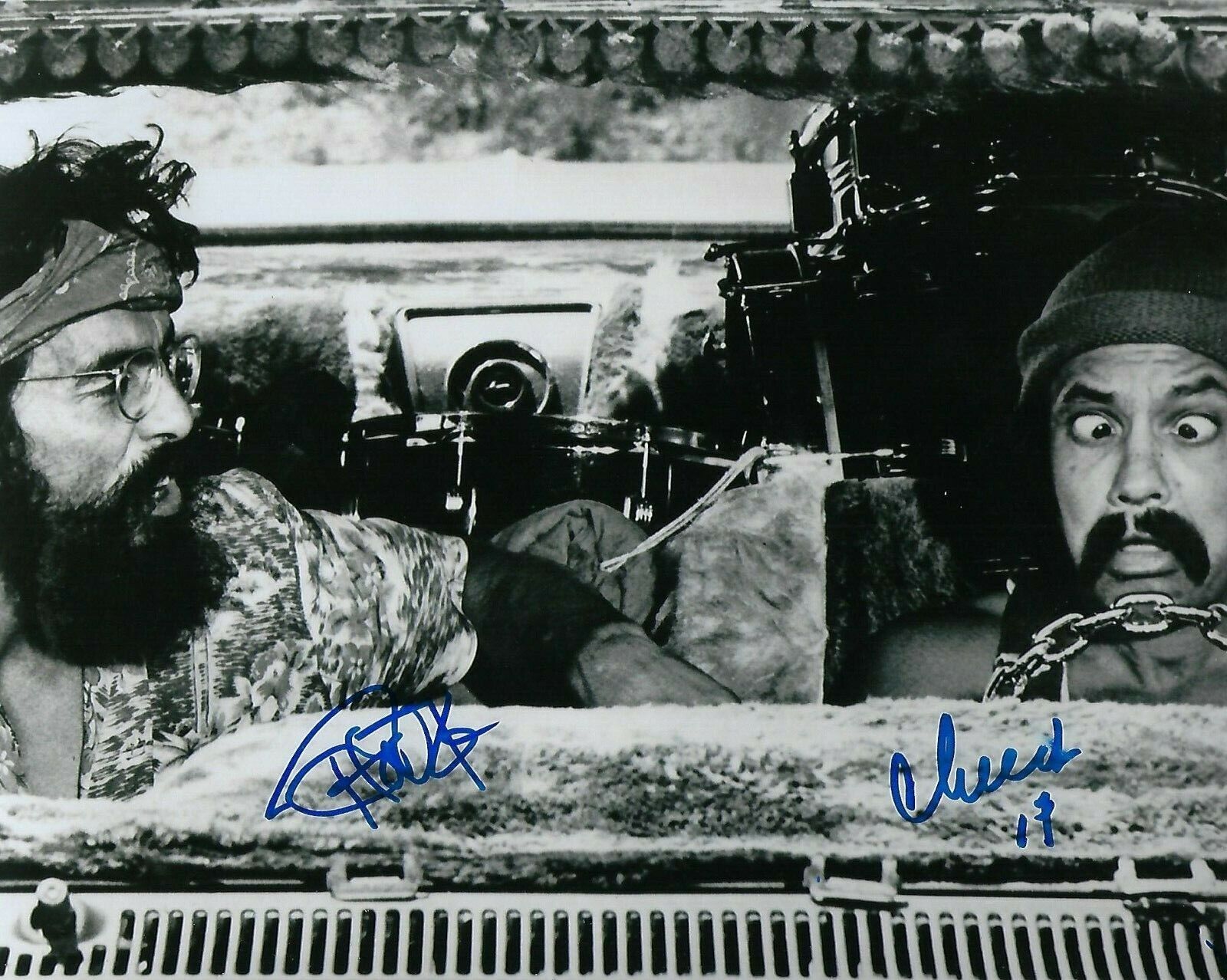 GFA Up in Smoke Movie * CHEECH AND CHONG * Signed 8x10 Photo Poster painting PROOF AD4 COA