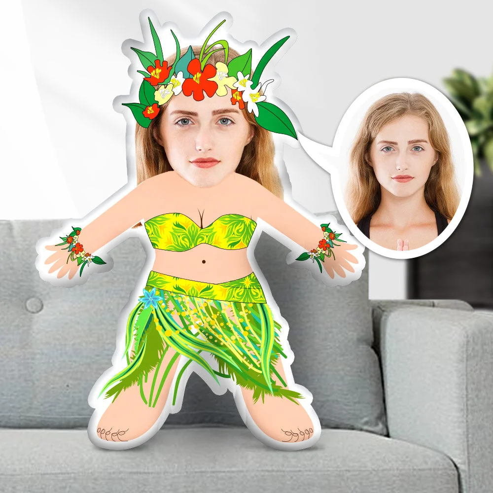 Custom Face Pillow, Hula Dress, Picture Pillow Face, Pillows With Faces On Them Dolls and Toys