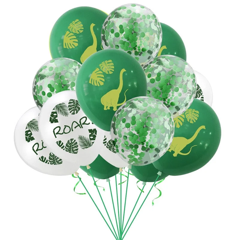 Dinosaur Theme Party Dinosaur Balloon Disposable Tableware Set Kids Boy Birthday Party Decoration Jungle Party Baby Shower Favor