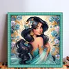 Disney Princess Jasmine-18CT Stamped Cross Stitch 50*50cm/19.69*19.69in tapestrymarket