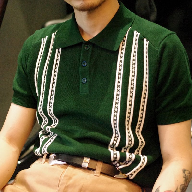 Retro Italian Mafia Style POLO Shirt-Compassnice®