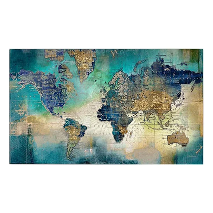 Map Abstract - Paint By Numbers(80*40cm)