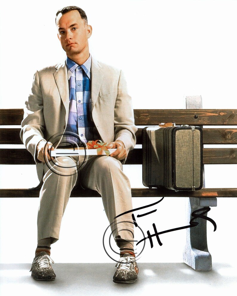 Tom Hanks Forrest Gump Autographed Signed Photo Poster painting 8 x 10 print Photo Poster painting picture poster wall art autograph