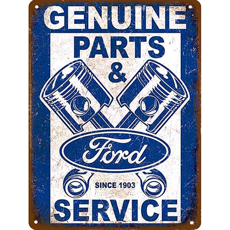 Motos Ford - Enseigne Vintage Métallique/Enseignes en bois - 20*30cm/30*40cm