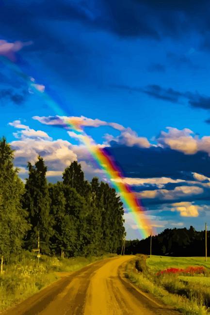 

Rainbow – Paint By Numbers - 40*50CM, 501 Original