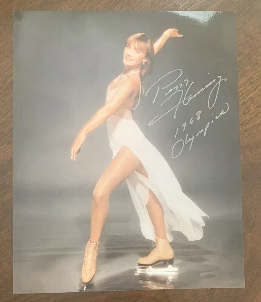 Peggy Fleming Preprint Signed 8x10 Photo Poster painting