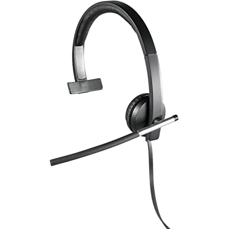 Logitech H650E Mono Wired Headset: Noise-Canceling - 981-000513