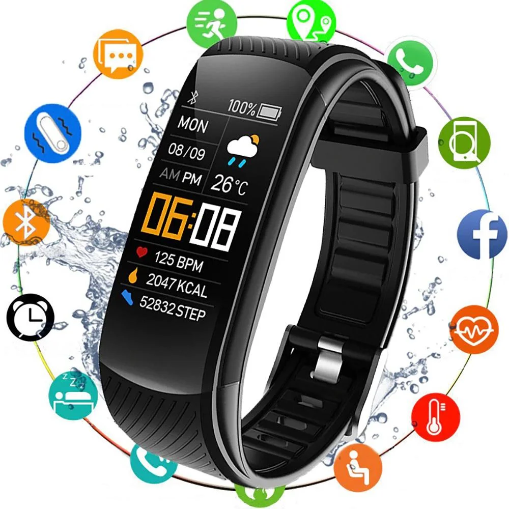 Sport Fitness Tracker with Blood Pressure and Heart Rate Monitor Smart Watch