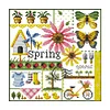 (Multi Style)Four Seasons Of Spring-Partial Embroidery 2 Strands 14CT Counted Cross Stitch-26*26CM