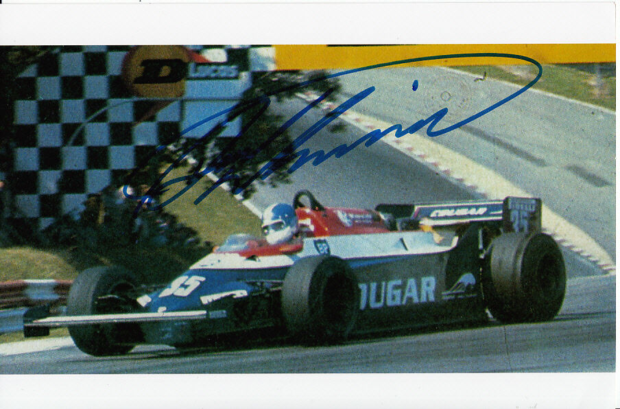 Derek Warwick Hand Signed Formula 1 Photo Poster painting 9x6.