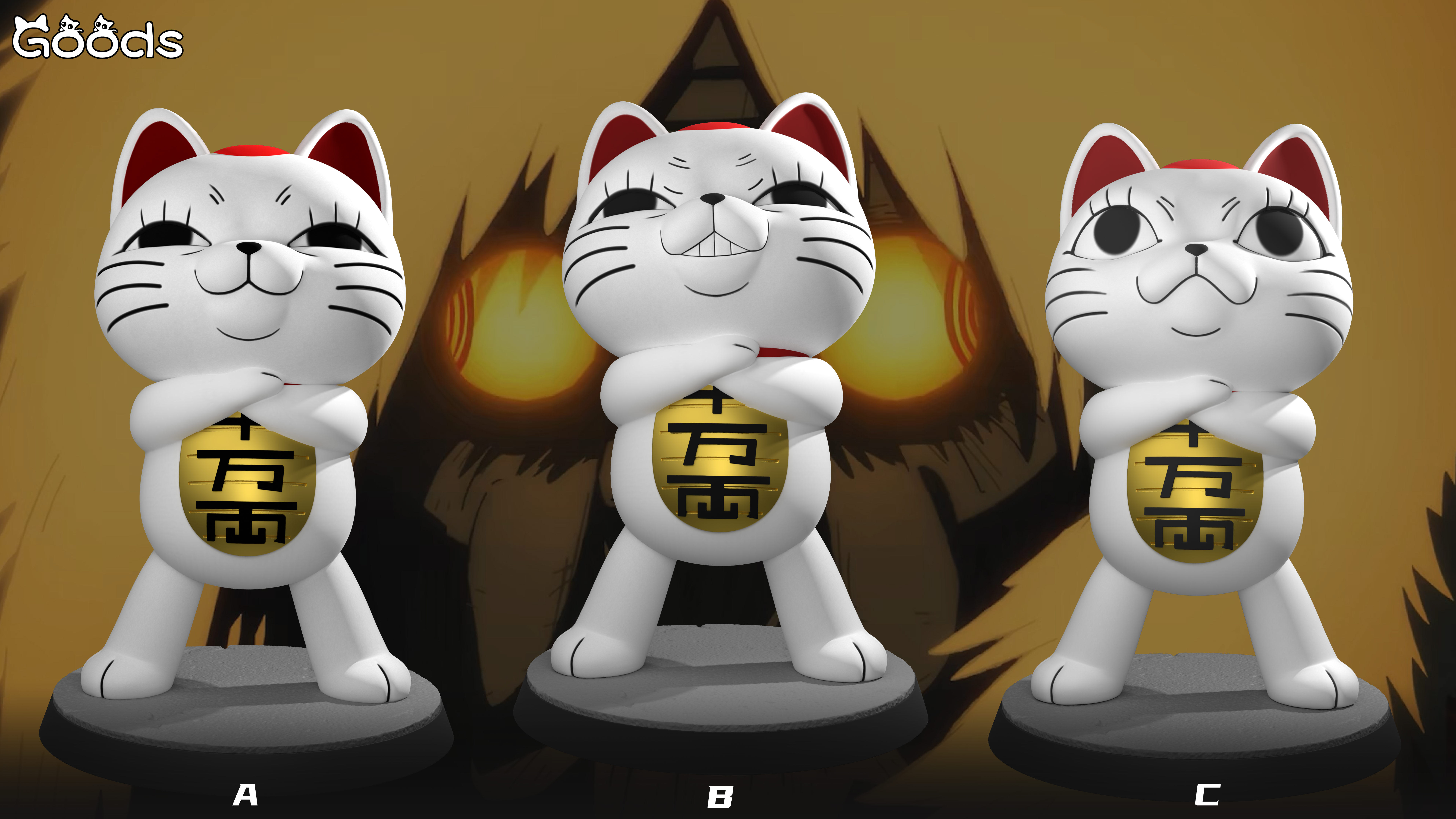 GOODS Studio - Dandadan Turbo Granny's maneki-neko Statue(GK)-