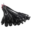 10pcs 5.5x2.1 DC M/F Plug Cable Connector for LED Strip Light Ceiling Light