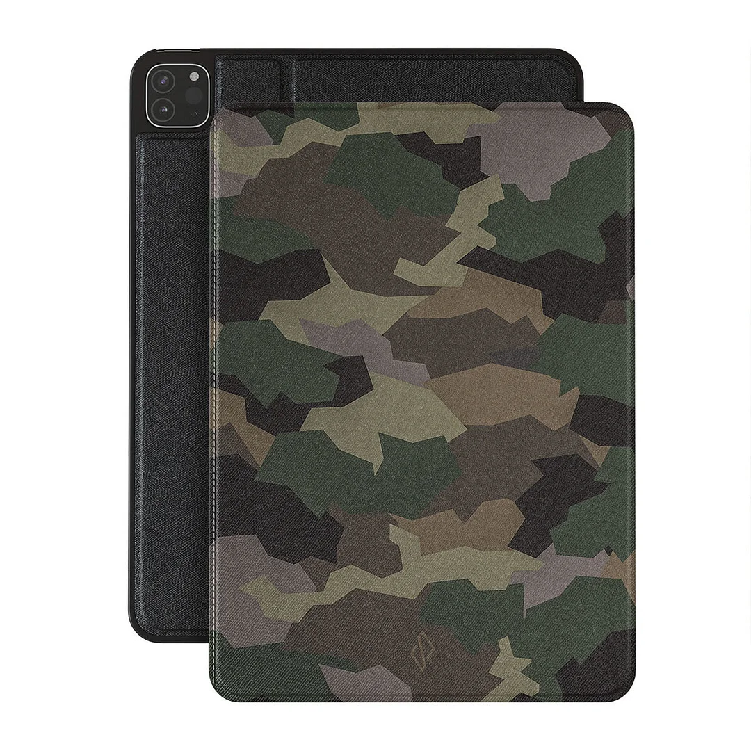shopify Tropical Green Camo - For Apple iPad Pro 12.9 (6th/5th Gen) Case ProCaseMall