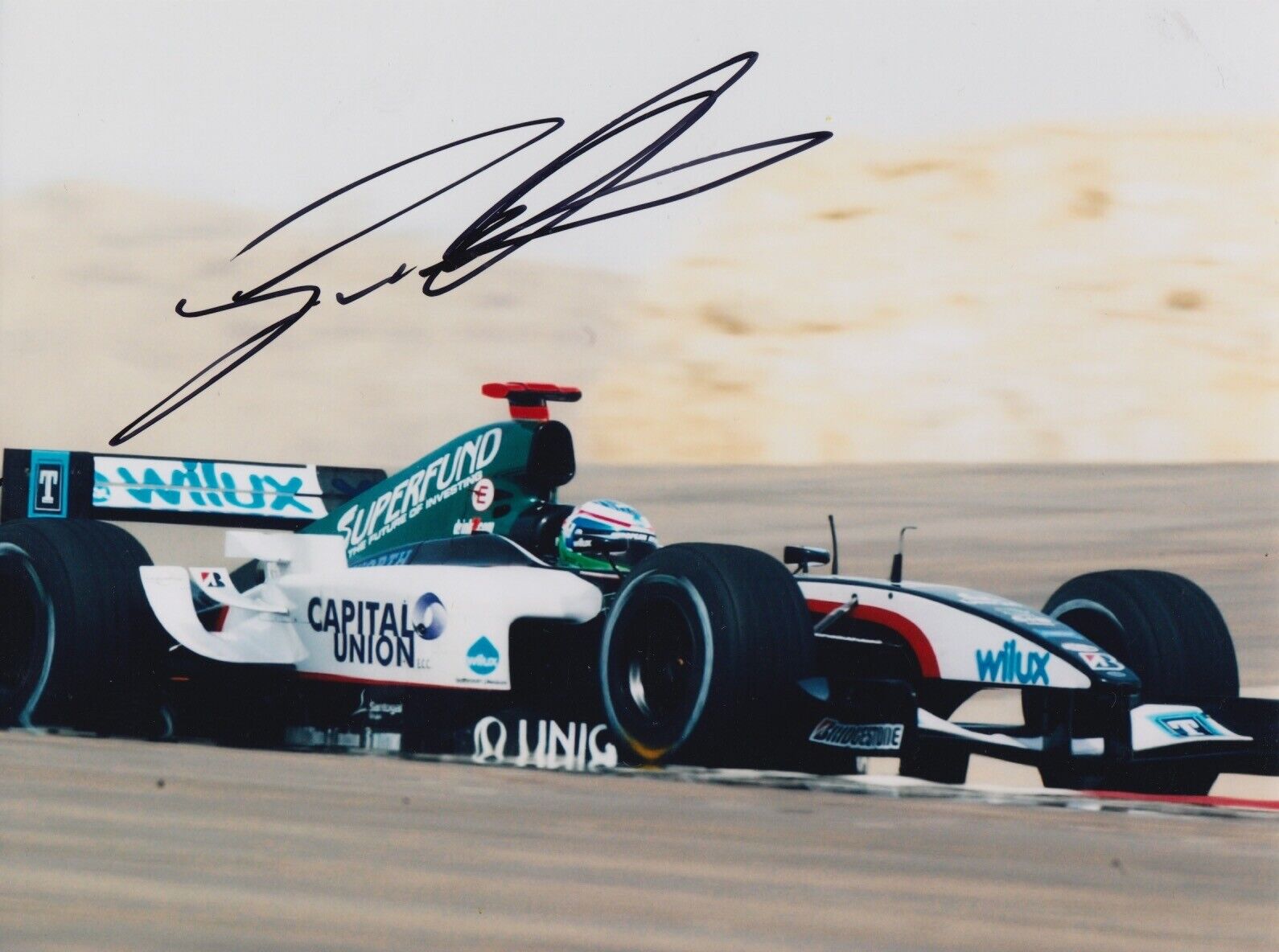 Gianmaria Bruni Hand Signed 8x6 Photo Poster painting - F1 - Formula 1 Autograph 2.