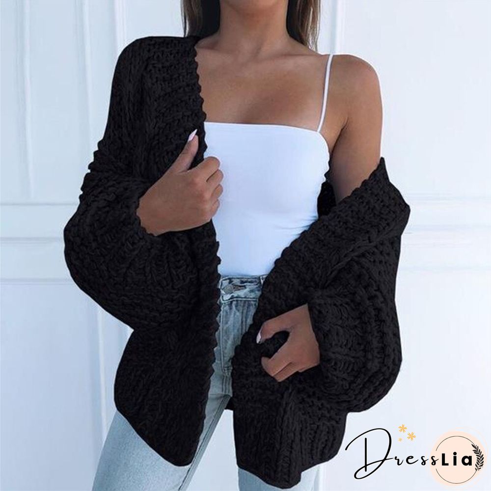 New Autumn And Winter Long-sleeved Sweater Cardigan Women's Sweater Cardigan Women's Pullover