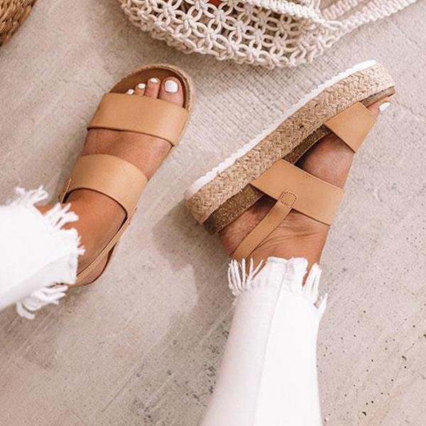 Susiecloths Casual Espadrille Platform Sandals