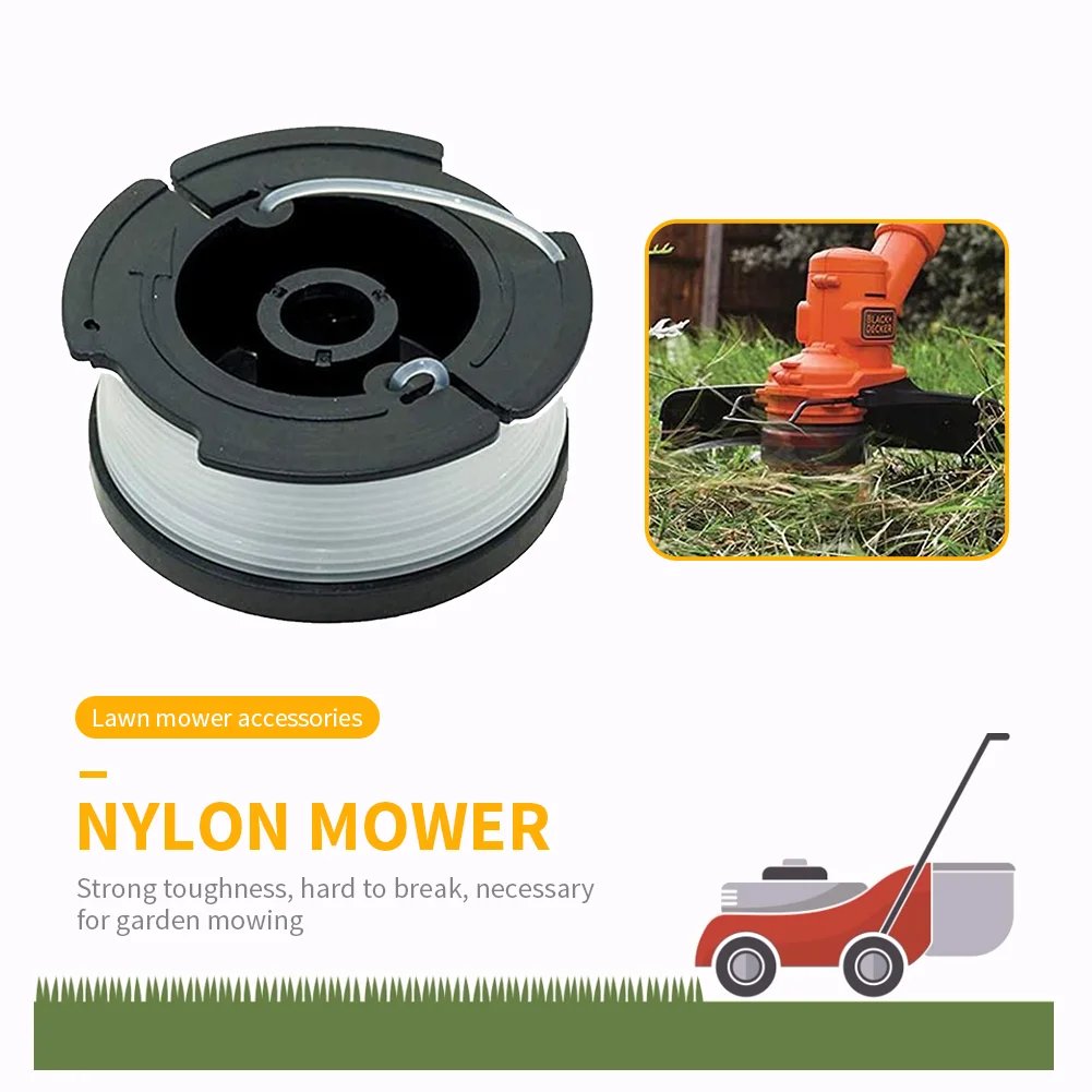 6 Rolls 30ft Replacement Spools Trimmer Line String AF-100 for Black Decker