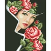 Flower Beauty- 9CT Full Beaded Cross Stitch Kit(38x49cm)