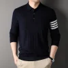 Men's casual business thickened pullover sweater