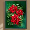 (5 Sizes)Christmas Poinsettia-Full Square Diamond Painting
