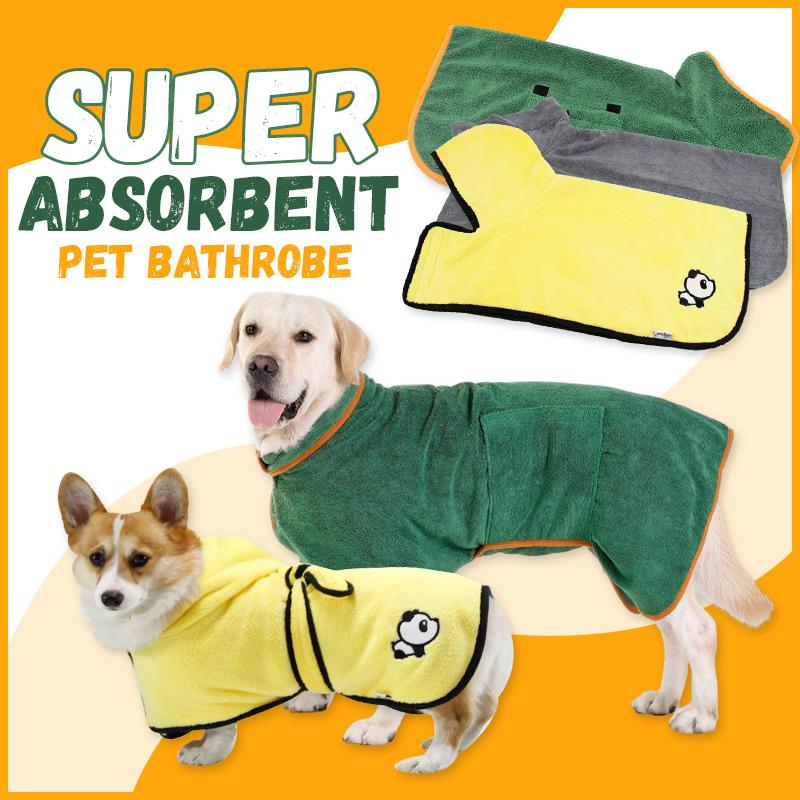 🔥 Super Absorbent Pet Bathrobe
