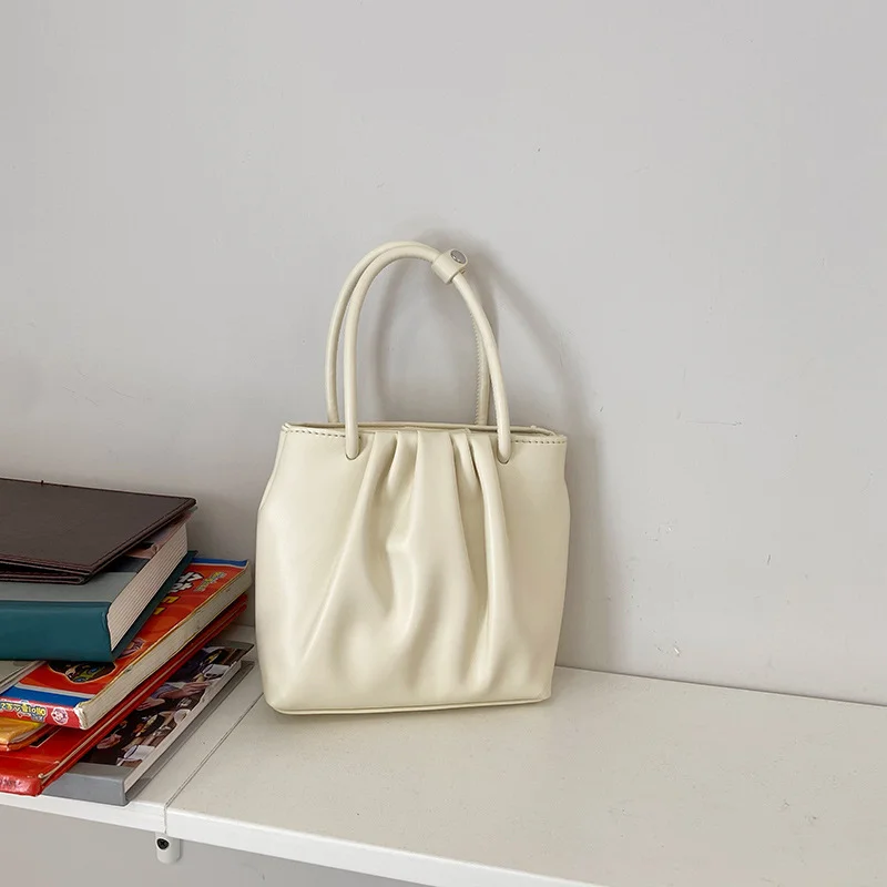 Mongw Mongw Folded Small Bag Girl 2025 Spring And Summer New Soft Hand Casual Korean Version Of Single Shoulder Cross-Body Bag Tide