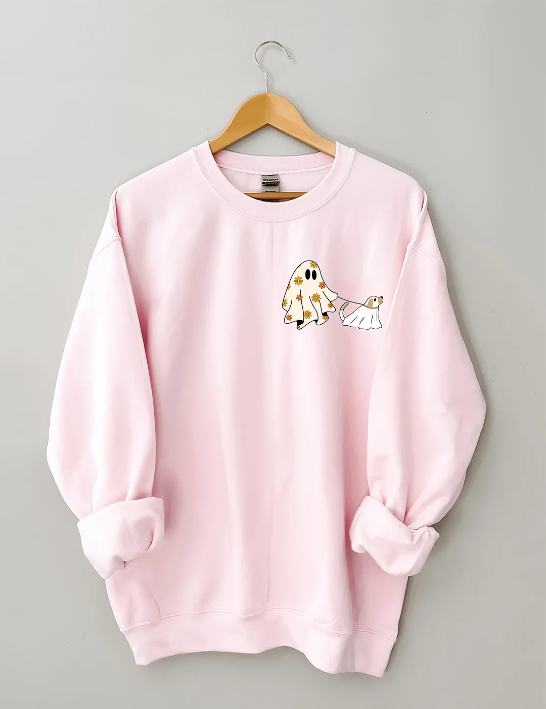 Сute Ghost Dog Halloween Sweatshirt