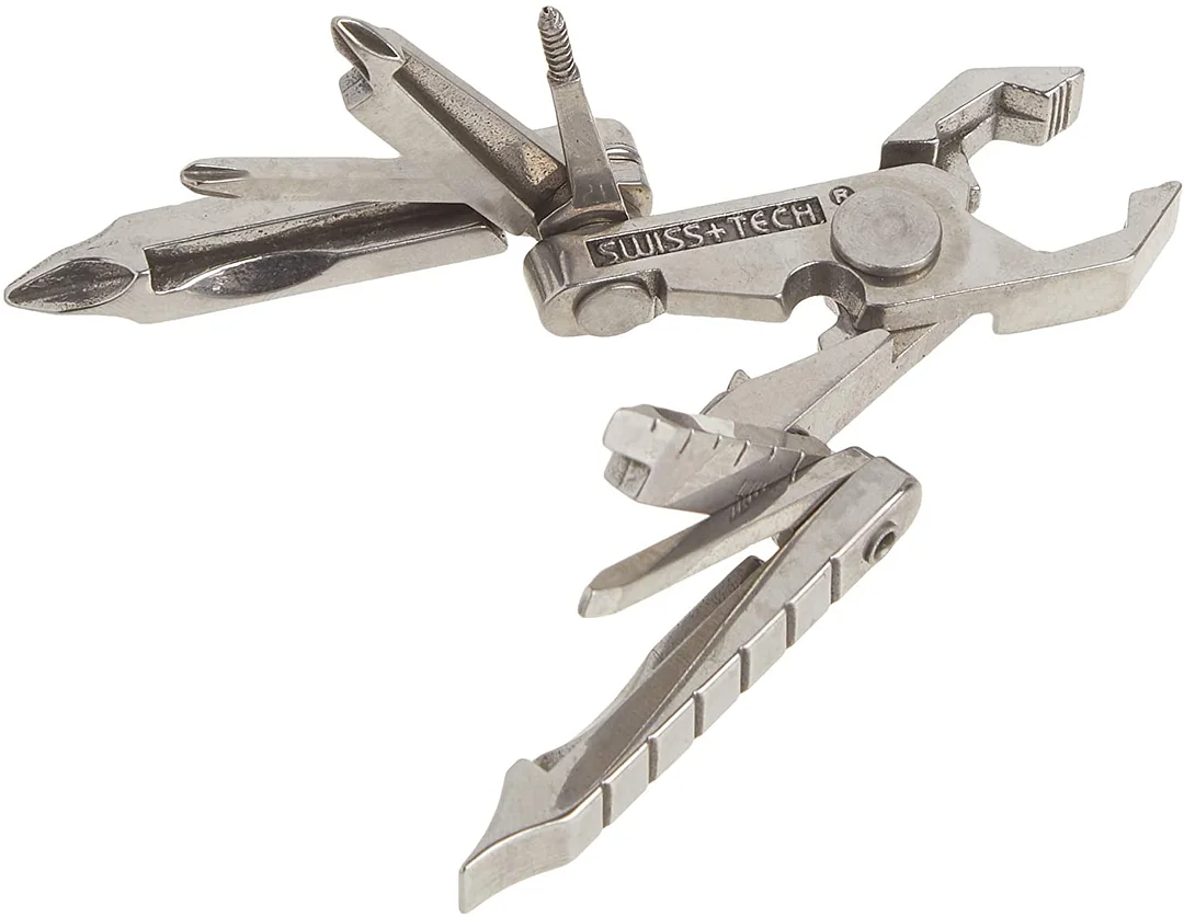 19-in-1 Micro Pocket Multitool for Camping, Outdoors, Hardware