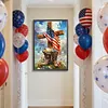 Diamond Painting -DIY Round Drill Independence Day Cross(60*40CM)