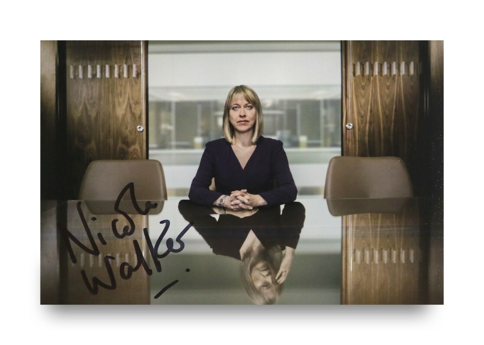 Nicola Walker Signed 6x4 Photo Poster painting The Split Hannah Stern Unforgotten Autograph +COA