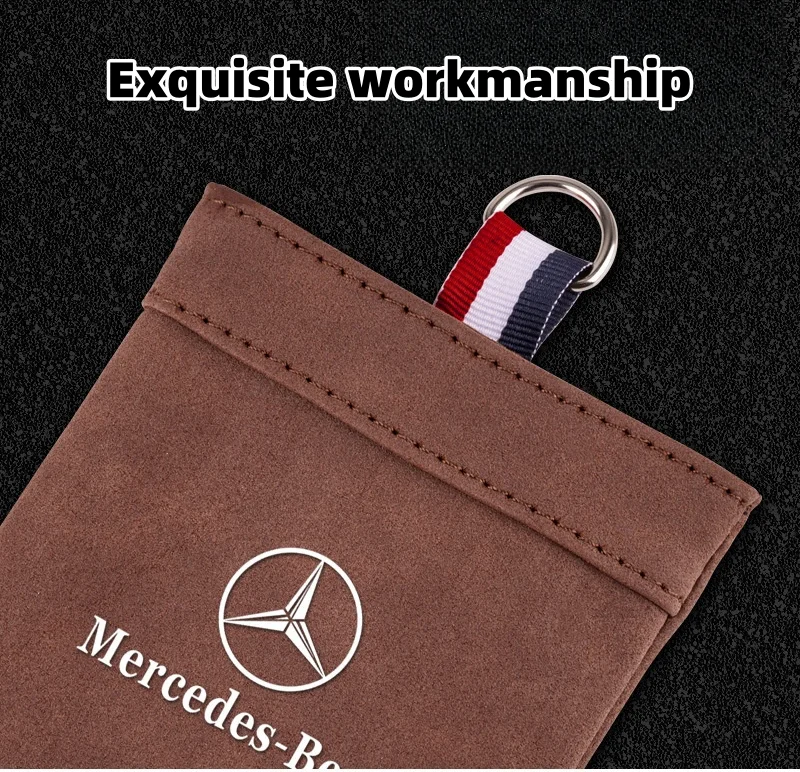 Car air conditioning outlet suede storage box (with independent car logo)